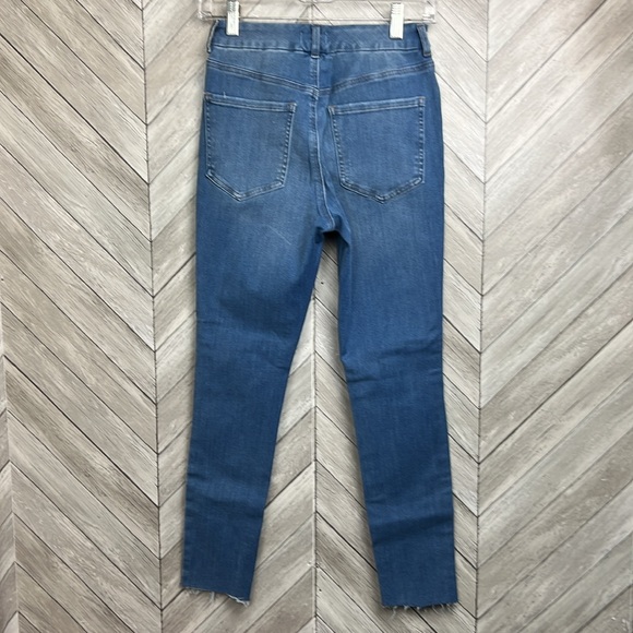 NWT Cropped Skinny High Rise Ultra Hyper Stretch Flexx Express jeans Sm (0,2,4) - Picture 2 of 9